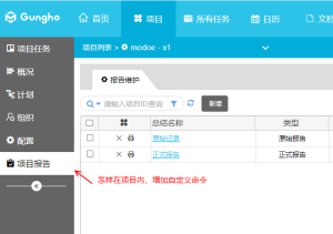 Gungho項目管理系統(tǒng)自定義菜單命令擴展實現(xiàn)過程